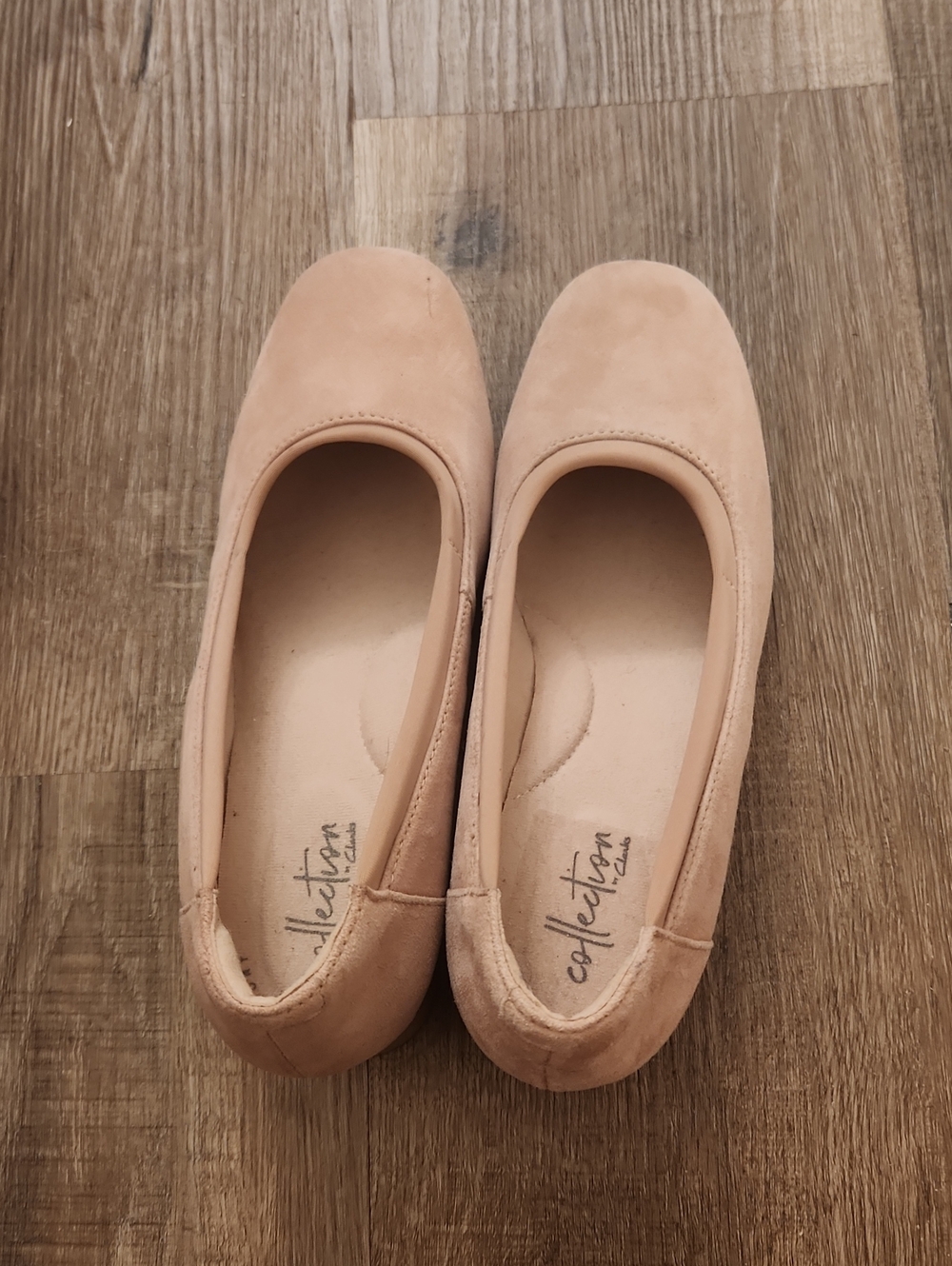 Clarks Beige, Suede Pumps - Size 7